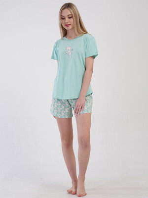 Купить Хлопковый комплект с шортами VIENETTA 4101037973 в Украина в Lingerie.ua - Одяг для дому та відпочинку, Фото 7