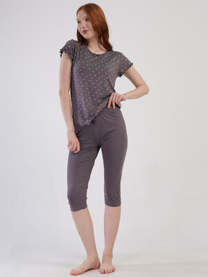 Купить Комплект з віскози з капрі VIENETTA 4092880835 в Украина в Lingerie.ua - Одяг для дому та відпочинку, Фото 5