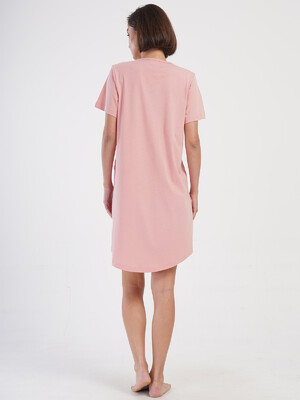 Купить Бавовняна домашня туніка великого розміру з коротким рукавом VIENETTA 4053510000 в Украина в Lingerie.ua - Одяг для дому та відпочинку, Фото 9