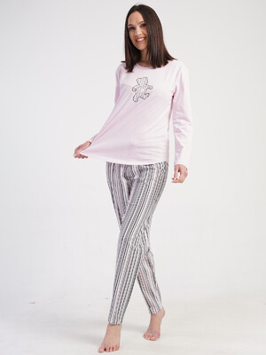 Купить Бавовняний домашній костюм жіночий VIENETTA 5010390389 в Украина в Lingerie.ua - Одяг для дому та відпочинку, Фото 4