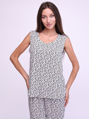 Купить Штапельный летний женский костюм с брюками LINGERIE 170784 в Украина в Lingerie.ua - Одяг для дому та відпочинку, Фото 14