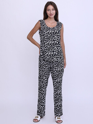 Купить Штапельный летний женский костюм с брюками LINGERIE 170784 в Украина в Lingerie.ua - Одяг для дому та відпочинку, Фото 10