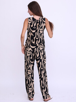 Купить Штапельный летний женский костюм с брюками LINGERIE 170784 в Украина в Lingerie.ua - Одяг для дому та відпочинку, Фото 8