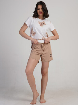 Хлопковый летний комплект с шортами VIENETTA 5032930566