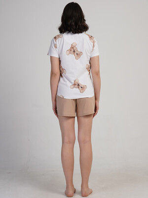 Купить Хлопковый летний комплект с шортами VIENETTA 5032930566 в Украина в Lingerie.ua - Одяг для дому та відпочинку, Фото 3