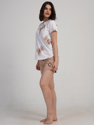 Купить Хлопковый летний комплект с шортами VIENETTA 5032930566 в Украина в Lingerie.ua - Одяг для дому та відпочинку, Фото 5