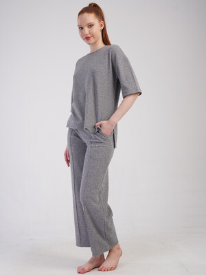 Купить Домашній жіночий костюм великого розміру з брюками VIENETTA 5010120000 в Украина в Lingerie.ua - Одяг для дому та відпочинку, Фото 4