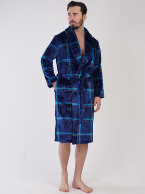 Купить Теплый мужской халат из велсофта VIENETTA MAN 3100840256 в Украина в Lingerie.ua - Одяг для дому та відпочинку, Фото 7