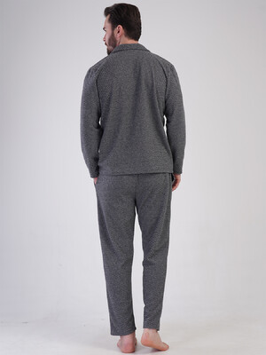 Купить Тепла класична піжама чоловіча з довгим рукавом VIENETTA MAN 5010080000 в Украина в Lingerie.ua - Одяг для дому та відпочинку, Фото 2