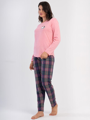 Купить Хлопковый домашний комплект с длинным рукавом VIENETTA 5032224550 в Украина в Lingerie.ua - Одяг для дому та відпочинку, Фото 2