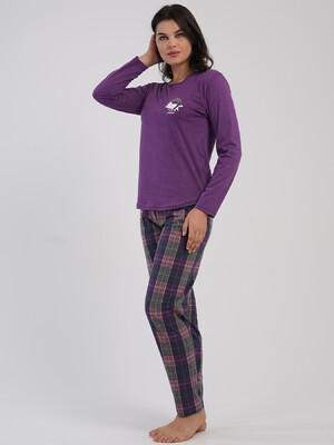 Купить Хлопковый домашний комплект с длинным рукавом VIENETTA 5032224550 в Украина в Lingerie.ua - Одяг для дому та відпочинку, Фото 10