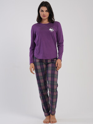 Купить Хлопковый домашний комплект с длинным рукавом VIENETTA 5032224550 в Украина в Lingerie.ua - Одяг для дому та відпочинку, Фото 8