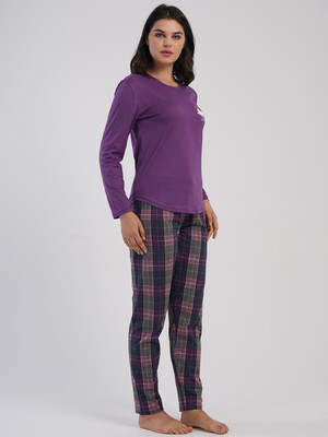 Купить Хлопковый домашний комплект с длинным рукавом VIENETTA 5032224550 в Украина в Lingerie.ua - Одяг для дому та відпочинку, Фото 7