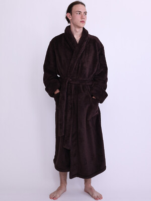 Купить Теплий чоловічий халат довгий LNGR 170809-К в Украина в Lingerie.ua - Одяг для дому та відпочинку, Фото 4