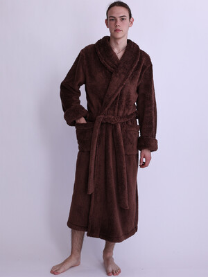 Купить Теплий чоловічий халат довгий LNGR 170809-К в Украина в Lingerie.ua - Одяг для дому та відпочинку, Фото 5