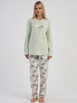 Купить Байковый домашний комплект с длинным рукавом VIENETTA 5040483841 в Украина в Lingerie.ua - Одяг для дому та відпочинку, Фото 3