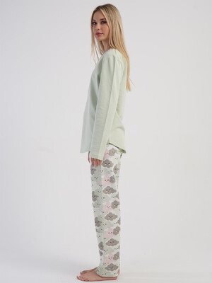 Купить Байковый домашний комплект с длинным рукавом VIENETTA 5040483841 в Украина в Lingerie.ua - Одяг для дому та відпочинку, Фото 4