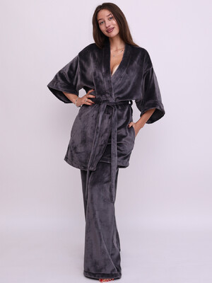 Купить Теплый домашний костюм из кимоно и брюк LINGERIE 170815 в Украина в Lingerie.ua - Одяг для дому та відпочинку, Фото 17