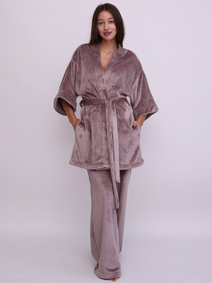 Купить Теплый домашний костюм из кимоно и брюк LINGERIE 170815 в Украина в Lingerie.ua - Одяг для дому та відпочинку, Фото 13
