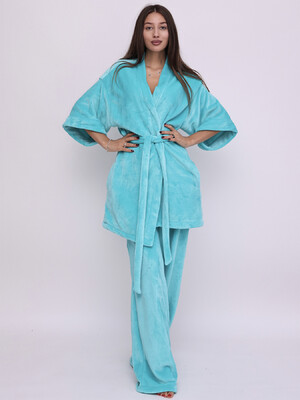 Купить Теплый домашний костюм из кимоно и брюк LINGERIE 170815 в Украина в Lingerie.ua - Одяг для дому та відпочинку, Фото 9