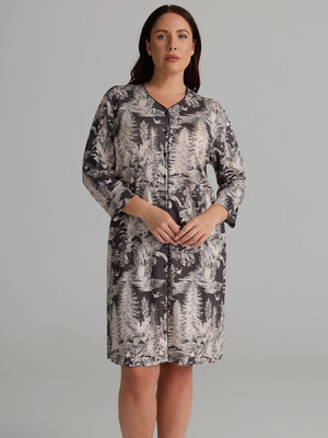 Купить Вискозный халат большого размера на пуговицах HAYS 62256 в Украина в Lingerie.ua - Одяг для дому та відпочинку, Фото 2