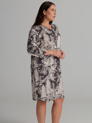 Купить Вискозный халат большого размера на пуговицах HAYS 62256 в Украина в Lingerie.ua - Одяг для дому та відпочинку, Фото 5