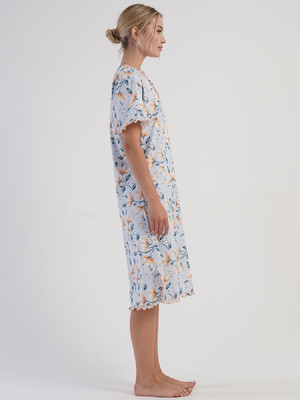 Купить Бавовняна нічна сорочка з коротким рукавом VIENETTA 5071640710 в Украина в Lingerie.ua - Одяг для дому та відпочинку, Фото 4