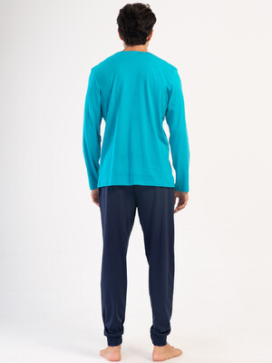 Купить Хлопковый домашний комплект с длинным рукавом VIENETTA MAN 4051980000 в Украина в Lingerie.ua - Одяг для дому та відпочинку, Фото 5