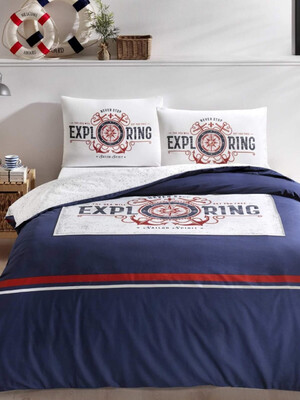 Купить Комплект постельного белья двуспальный TAC April (ранфорс) в Украина