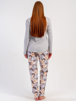 Купить Фланелевий домашній костюм з довгим рукавом VIENETTA 5040503842 в Украина в Lingerie.ua - Одяг для дому та відпочинку, Фото 2