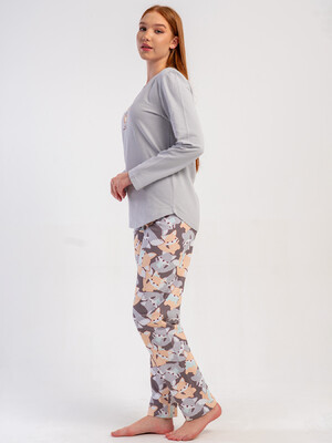 Купить Фланелевий домашній костюм з довгим рукавом VIENETTA 5040503842 в Украина в Lingerie.ua - Одяг для дому та відпочинку, Фото 3