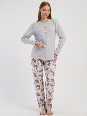 Купить Фланелевий домашній костюм з довгим рукавом VIENETTA 5040503842 в Украина в Lingerie.ua - Одяг для дому та відпочинку, Фото 5