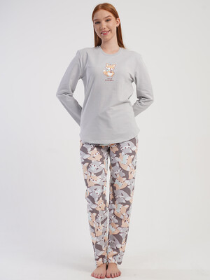 Купить Фланелевий домашній костюм з довгим рукавом VIENETTA 5040503842 в Украина в Lingerie.ua - Одяг для дому та відпочинку, Фото 6