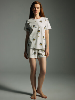 Купить Хлопковый комплект из футболки и шорт HAYS 62138 в Украина в Lingerie.ua - Одяг для дому та відпочинку, Фото 4