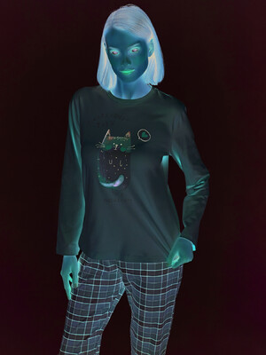 Купить Бавовняний домашній комплект з довгим рукавом SEVIM 17219 в Украина в Lingerie.ua - Одяг для дому та відпочинку, Фото 2