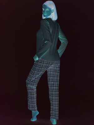 Купить Бавовняний домашній комплект з довгим рукавом SEVIM 17219 в Украина в Lingerie.ua - Одяг для дому та відпочинку, Фото 3