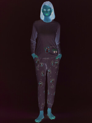 Купить Хлопковый домашний комплект с длинным рукавом SEVIM 17145 в Украина в Lingerie.ua - Одяг для дому та відпочинку, Фото 5