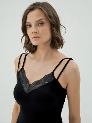 Купить Пижама женская из майки и шорт с кружевом SEVIM 17054 в Украина в Lingerie.ua - Одяг для дому та відпочинку, Фото 3