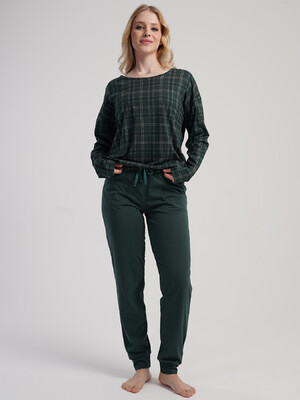 Хлопковый домашний комплект с длинным рукавом VIENETTA 5031205080