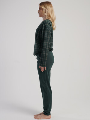 Купить Хлопковый домашний комплект с длинным рукавом VIENETTA 5031205080 в Украина в Lingerie.ua - Одяг для дому та відпочинку, Фото 4