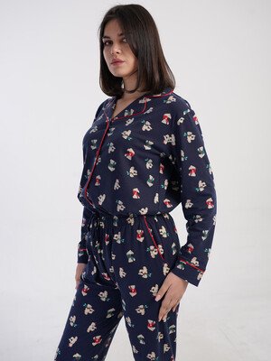 Купить Классическая женская пижама с длинным рукавом VIENETTA 1617928946 в Украина в Lingerie.ua - Одяг для дому та відпочинку, Фото 5