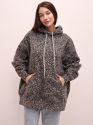 Купить Тепле флісове худі з принтом LINGERIE 170828-1-П в Украина в Lingerie.ua - Одяг для дому та відпочинку, Фото 2