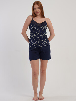 Купить Піжама з віскози з шортами VIENETTA 5080410043 в Украина в Lingerie.ua - Одяг для дому та відпочинку, Фото 7