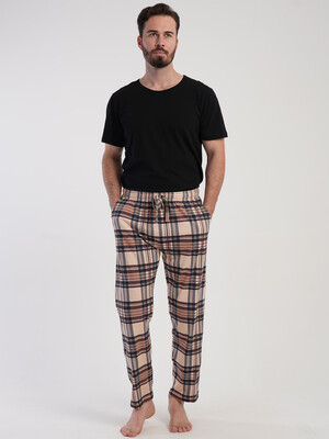 Хлопковые домашние брюки мужские VIENETTA MAN 5100145505