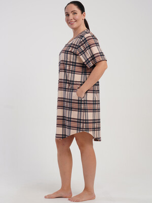 Купить Хлопковая домашняя туника большого размера VIENETTA 5100115505 в Украина в Lingerie.ua - Одяг для дому та відпочинку, Фото 5