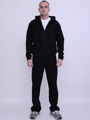 Купить Трикотажний теплий костюм з худі на блискавці LNGR 170840 в Украина в Lingerie.ua - Одяг для дому та відпочинку, Фото 5