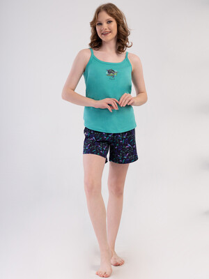 Купить Хлопковый комплект с шортами VIENETTA 4082221783 в Украина в Lingerie.ua - Одяг для дому та відпочинку, Фото 7