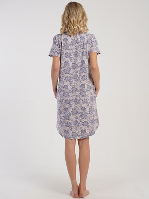 Купить Хлопковая туника с коротким рукавом VIENETTA 5110251477 в Украина в Lingerie.ua - Одяг для дому та відпочинку, Фото 6