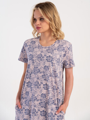 Купить Хлопковая туника с коротким рукавом VIENETTA 5110251477 в Украина в Lingerie.ua - Одяг для дому та відпочинку, Фото 7