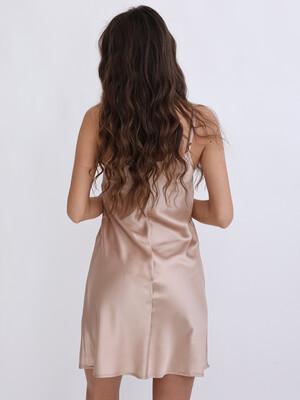 Купить Шёлковая ночная сорочка на тонких бретельках LINGERIE 170846-2 в Украина в Lingerie.ua - Одяг для дому та відпочинку, Фото 2